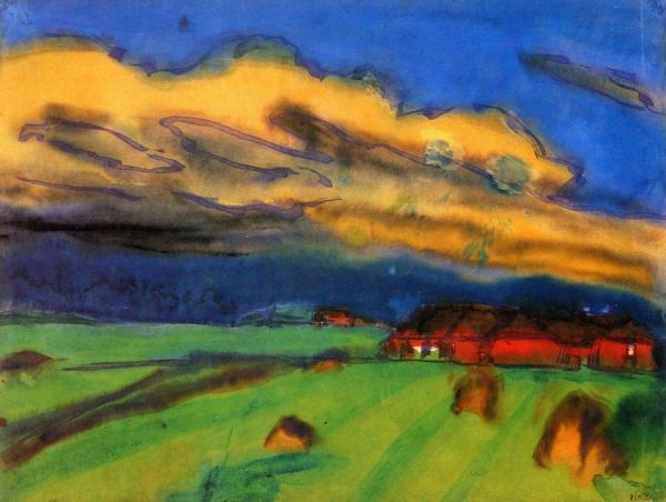 Marsh Landscape by Emil Nolde