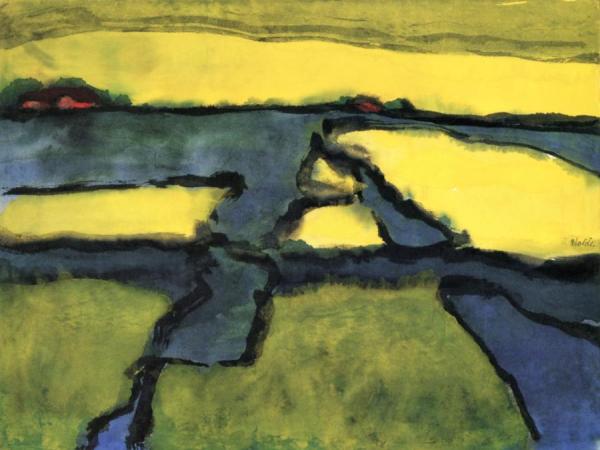 Marsh Landscape by Emil Nolde