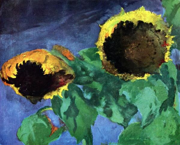 Mature Sunflowers by Emil Nolde
