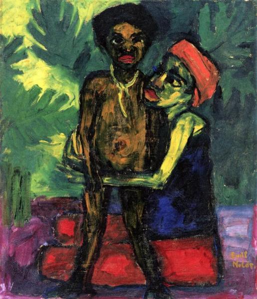 Mother And Boy by Emil Nolde