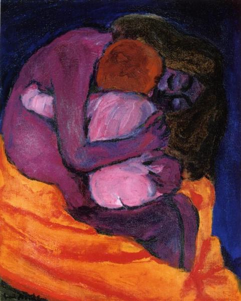Mother And Child by Emil Nolde