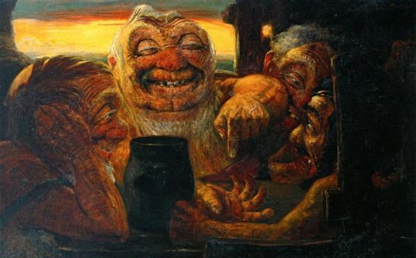 Mountain Giants by Emil Nolde Oil Painting Reproductions