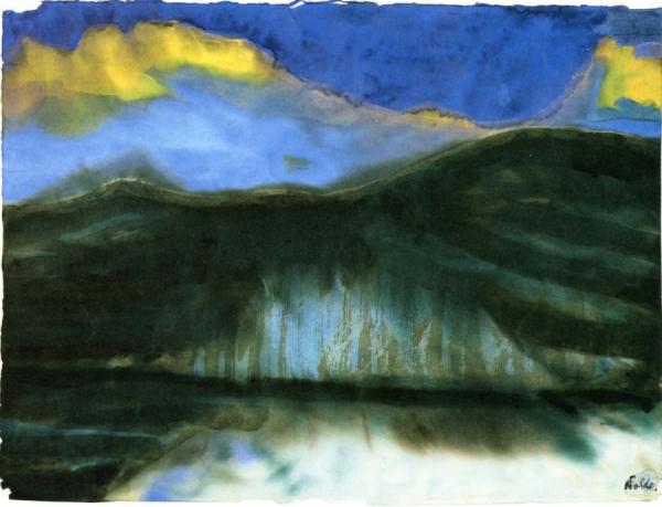 Mountain Lake by Emil Nolde