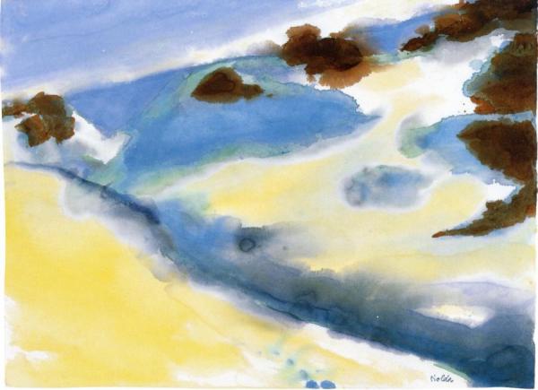 Mountain Landscape by Emil Nolde