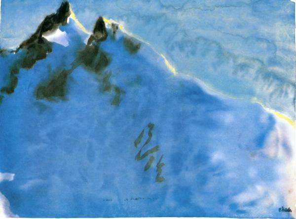 Mountain Landscape by Emil Nolde