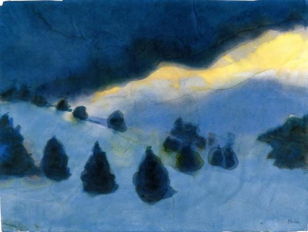 Mountain Landscape by Emil Nolde