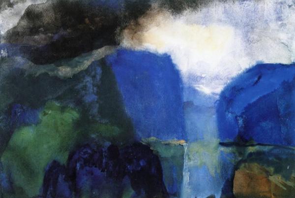 Mountain Landscape I by Emil Nolde