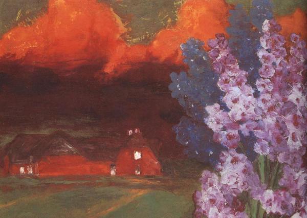 Muggy Evening by Emil Nolde