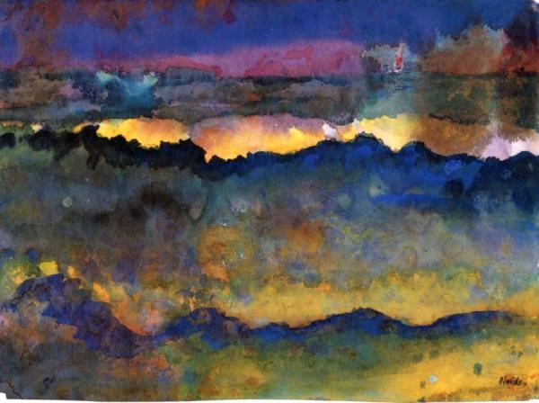 Ocean by Emil Nolde Oil Painting Reproductions