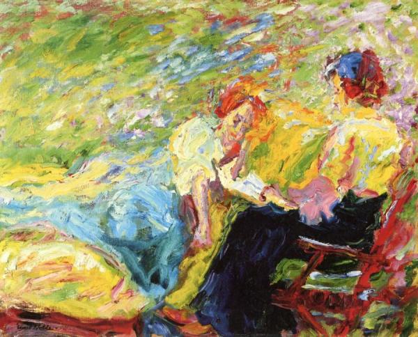 Outdoors by Emil Nolde