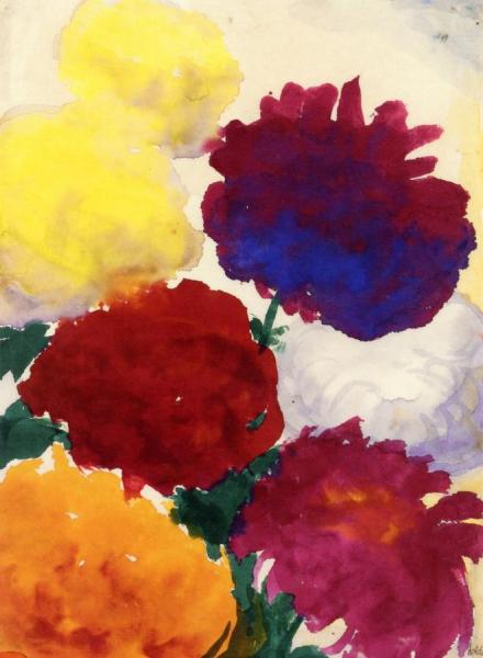 Peonies by Emil Nolde