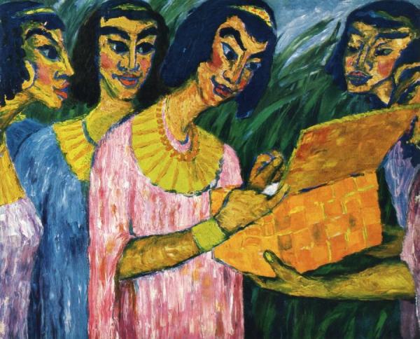 Pharaoh's Daughter Finds Moses by Emil Nolde