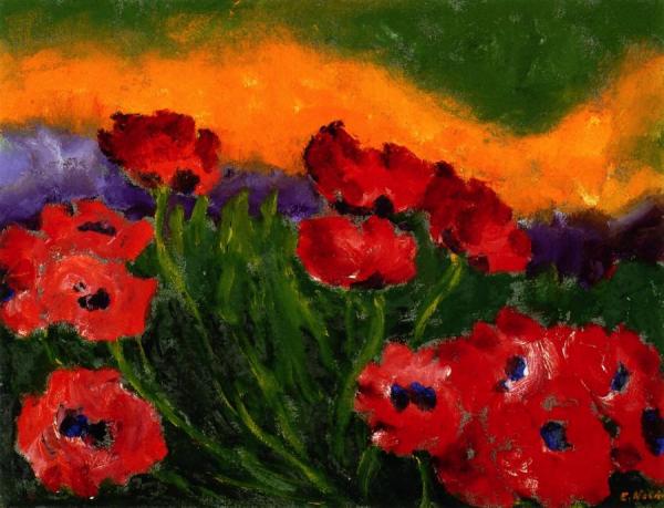 Poppies by Emil Nolde