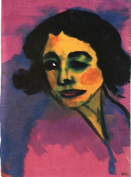 Emil Nolde Portrait Of A Woman