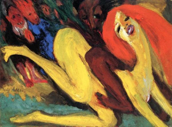 Raving Woman by Emil Nolde