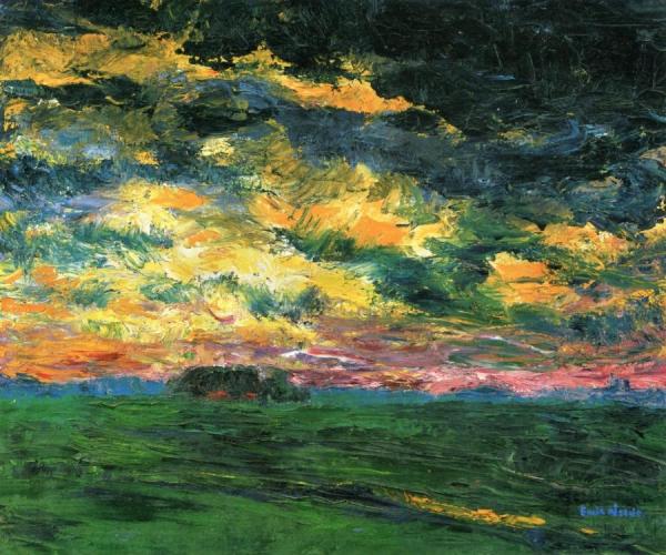 Ruffled Autumn Clouds by Emil Nolde