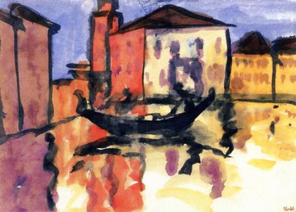 Scene In Venice by Emil Nolde