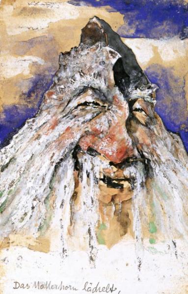 Smiling Matterhorn by Emil Nolde Oil Painting Reproductions