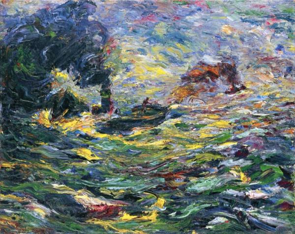 Smoking Steamer by Emil Nolde
