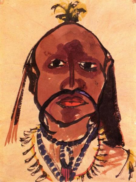 South Sea Islander by Emil Nolde