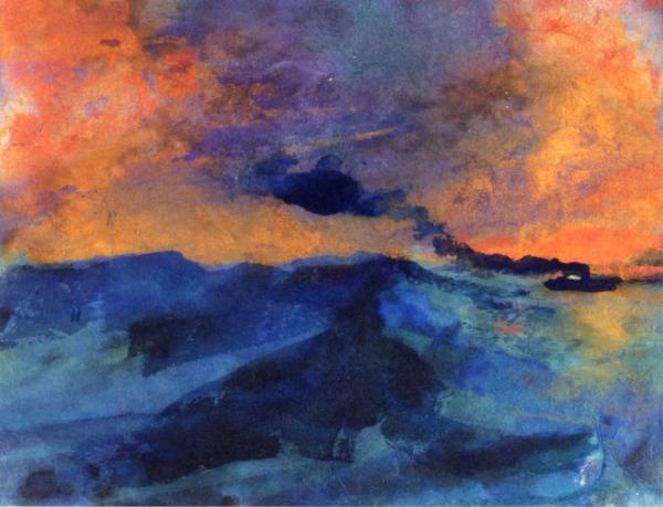 Steamboat by Emil Nolde