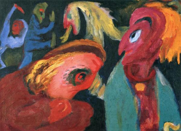 Strange People by Emil Nolde Oil Painting Reproductions