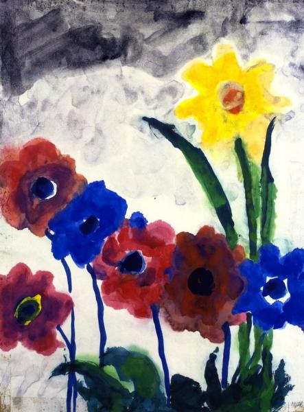 Summer Flowers by Emil Nolde