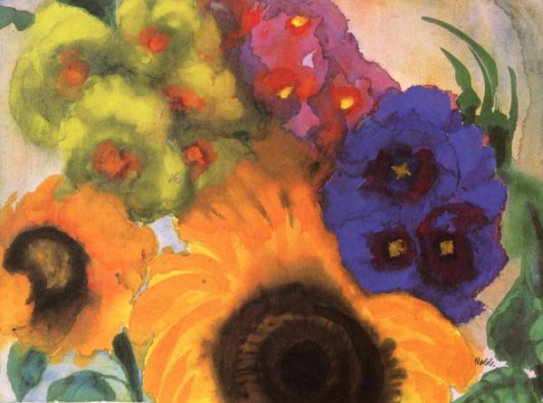 Summerflowers by Emil Nolde