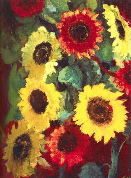 Sunflowers by Emil Nolde