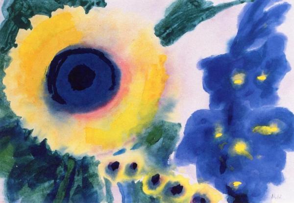 Sunflowers by Emil Nolde