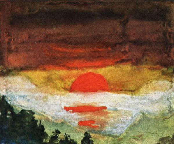 Sunrise by Emil Nolde