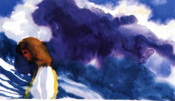 Swiss Mountains by Emil Nolde