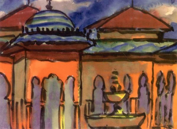 The Alhambra by Emil Nolde