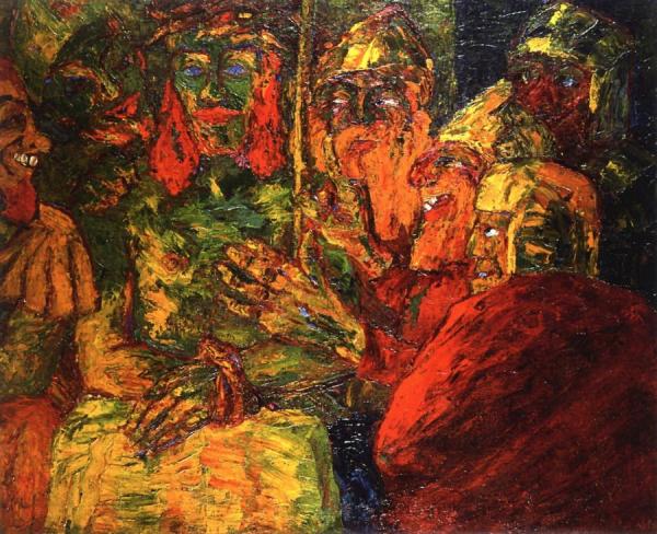 The Mocking Of Christ by Emil Nolde Oil Painting Reproductions