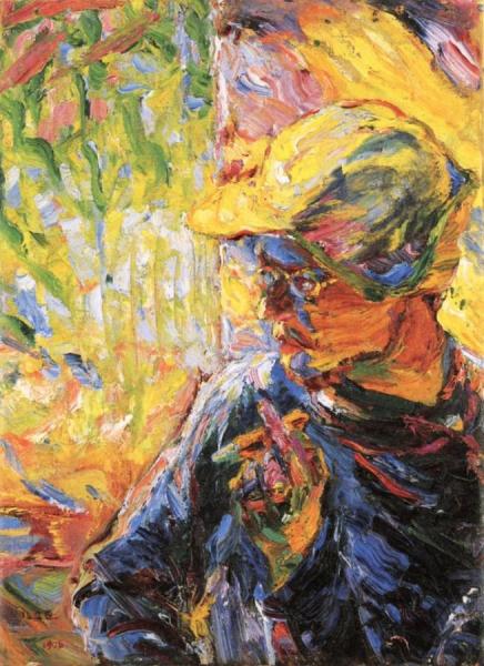 The Painter Schmidt-rottluff by Emil Nolde Oil Painting Reproductions