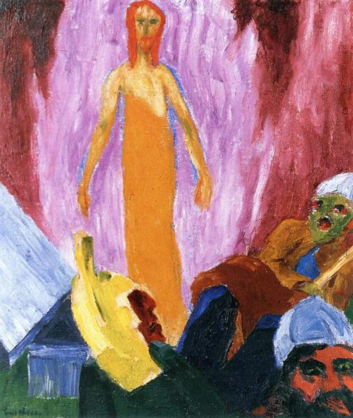 The Resurrection (the Life Of Christ) by Emil Nolde