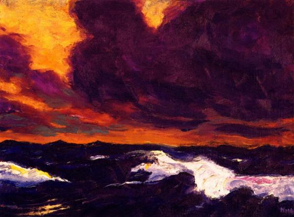 The Sea B by Emil Nolde Oil Painting Reproductions
