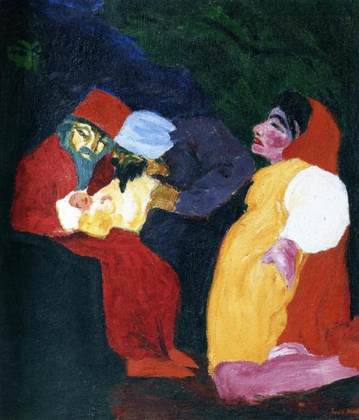 The Three Magi (the Life Of Christ) by Emil Nolde