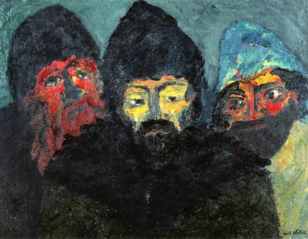 Three Russians by Emil Nolde