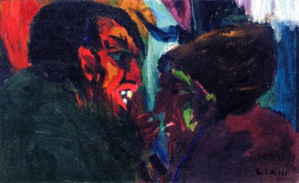 Vagabonds by Emil Nolde