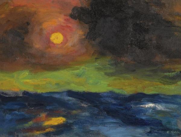 Veiled Sun by Emil Nolde