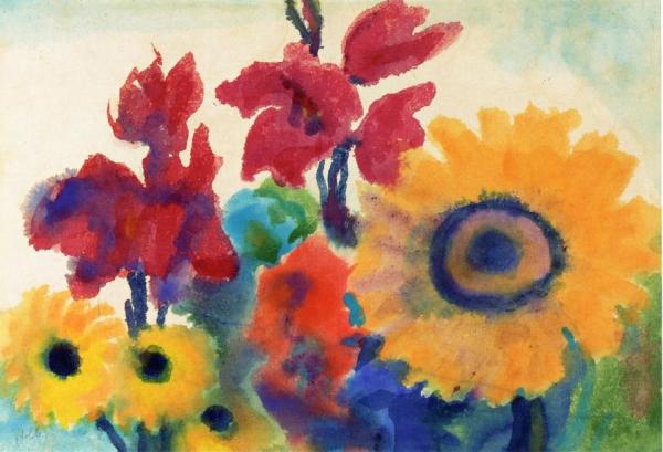 Vibrant Blooming by Emil Nolde