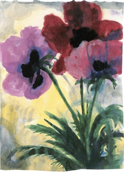 Violet Poppy by Emil Nolde