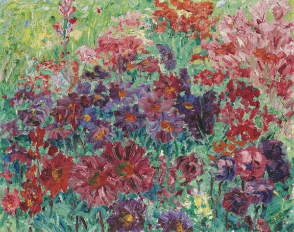 Violets by Emil Nolde