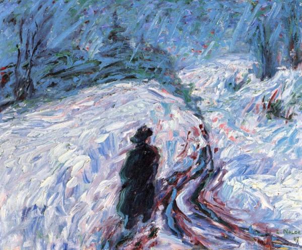 Winter by Emil Nolde
