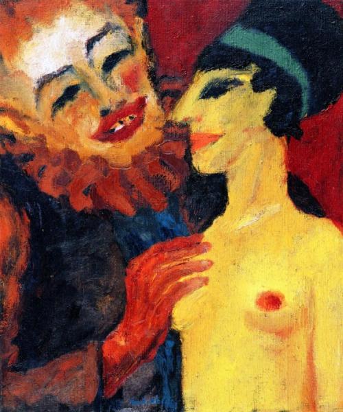 Woman And Man Ii by Emil Nolde