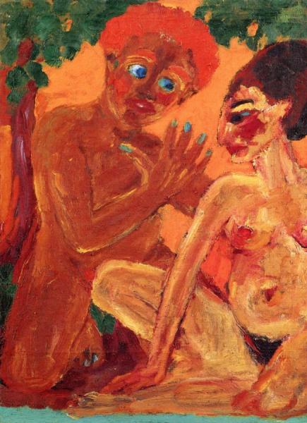 Wooing Ii by Emil Nolde