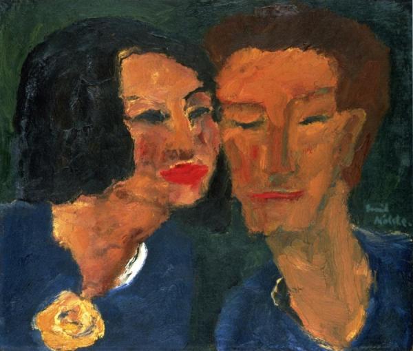 Young Couple by Emil Nolde