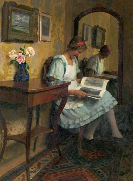 Mariska Reading by Emil Pap