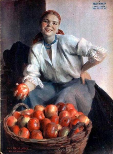 Red Apples by Emil Pap Oil Painting Reproductions